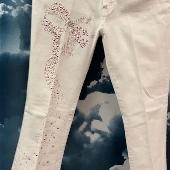 LE MORE SEQUINS JEAN ON One LEG - Picture 2 of 6